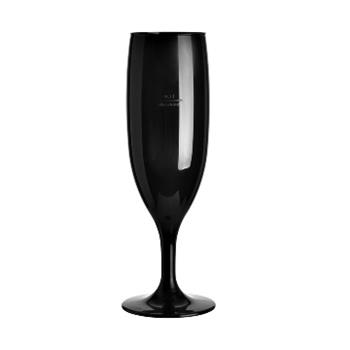 Champagneglas 17 cl, svart 24 St/fp