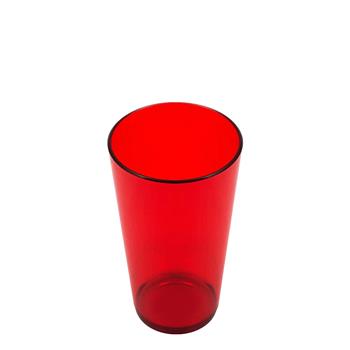 Shaker Glas Polykarbonat, Röd 610 ml