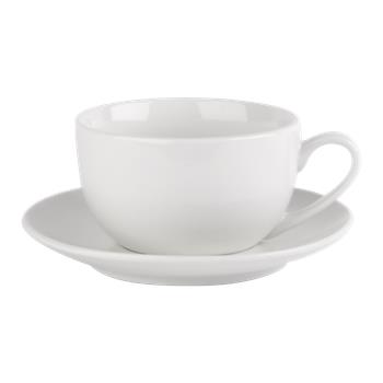 Simply skålformad kopp, vit, 28cl, 6st/fp
