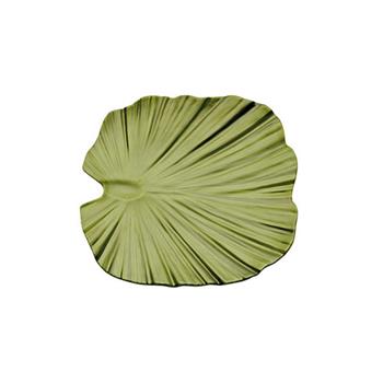 Bladformat Melaminfat, Stapelbar, 3 olika storlekar, 3 olika färger 27x27cm Grön