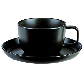 Kaffe/Tefat, svart, 17cm, 12st/fp