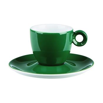 Espresso fat, grön, 12,5cm, 12st/fp