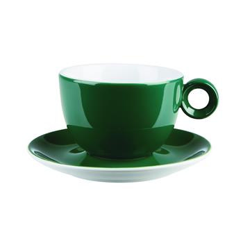 Skålformad kopp, grön, 23cl, 12st/fp