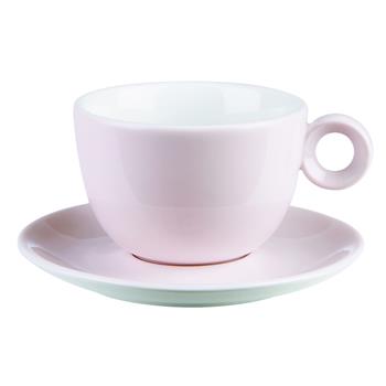 Skålformad kopp, rosa, 34cl, 6st/fp